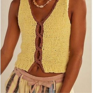 Free People Sicily Sweater Shell